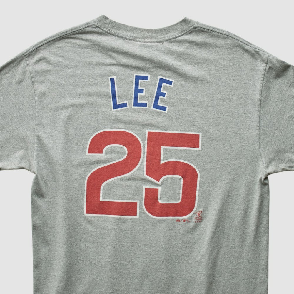 Chicago Cubs Majestic 2010 T-shirt - Heather Gray - Vintage T-shirts