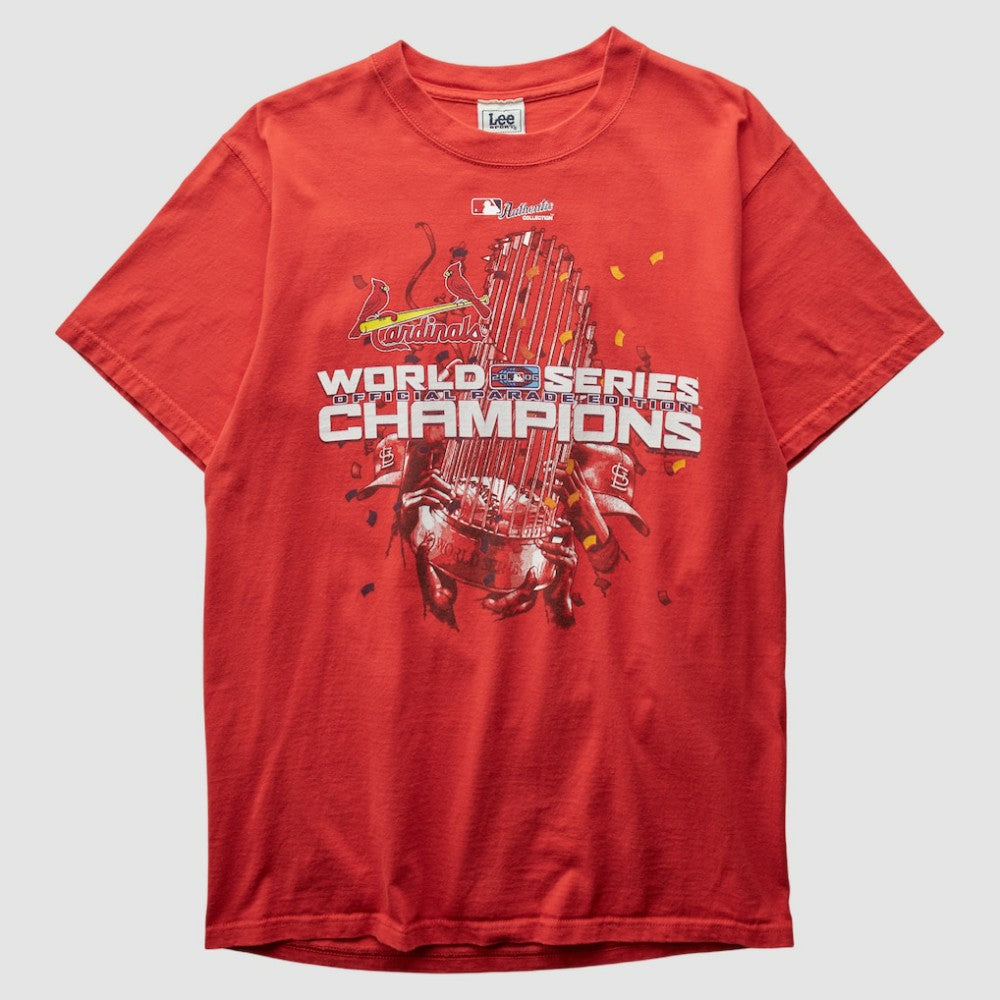 St. Louis Cardinals Lee Apparel 2006 T-shirt - Red - Vintage T-shirts