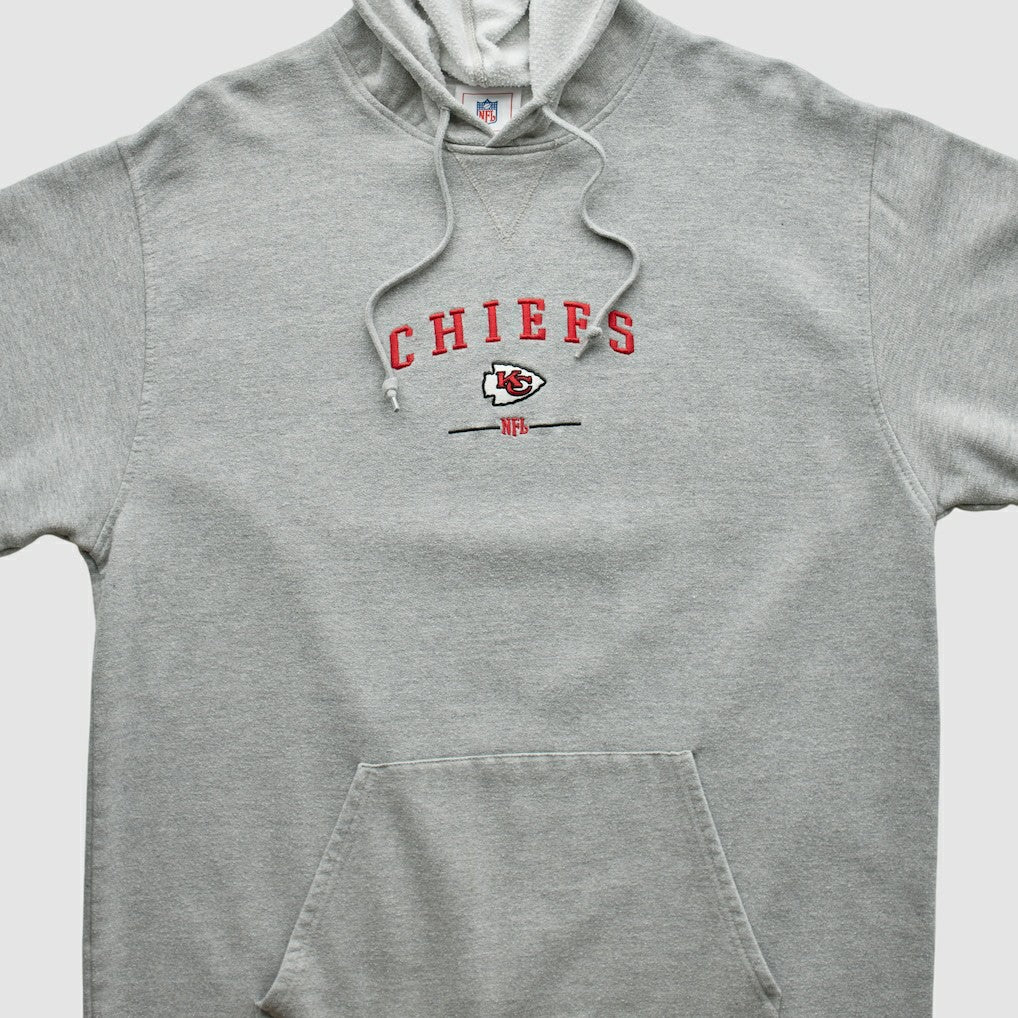 Kansas City Chiefs NFL 2000s Hooded Pullover Sweatshirt - Heather Gray Pullover