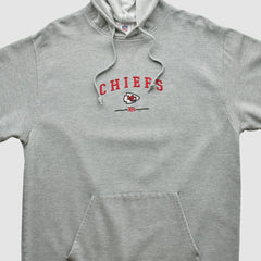 Kansas City Chiefs NFL 2000s Hooded Pullover Sweatshirt - Heather Gray Pullover
