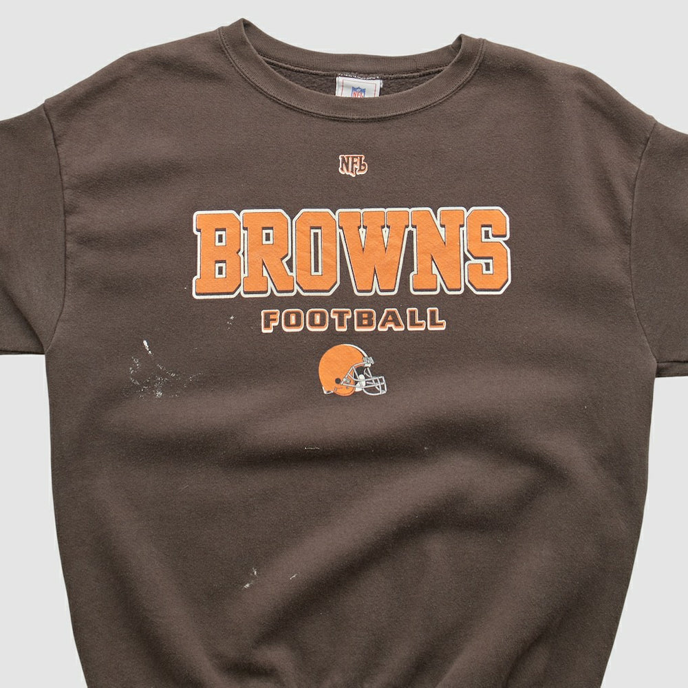Cleveland Browns NFL 2000s Pullover Sweatshirt - Brown Pullover