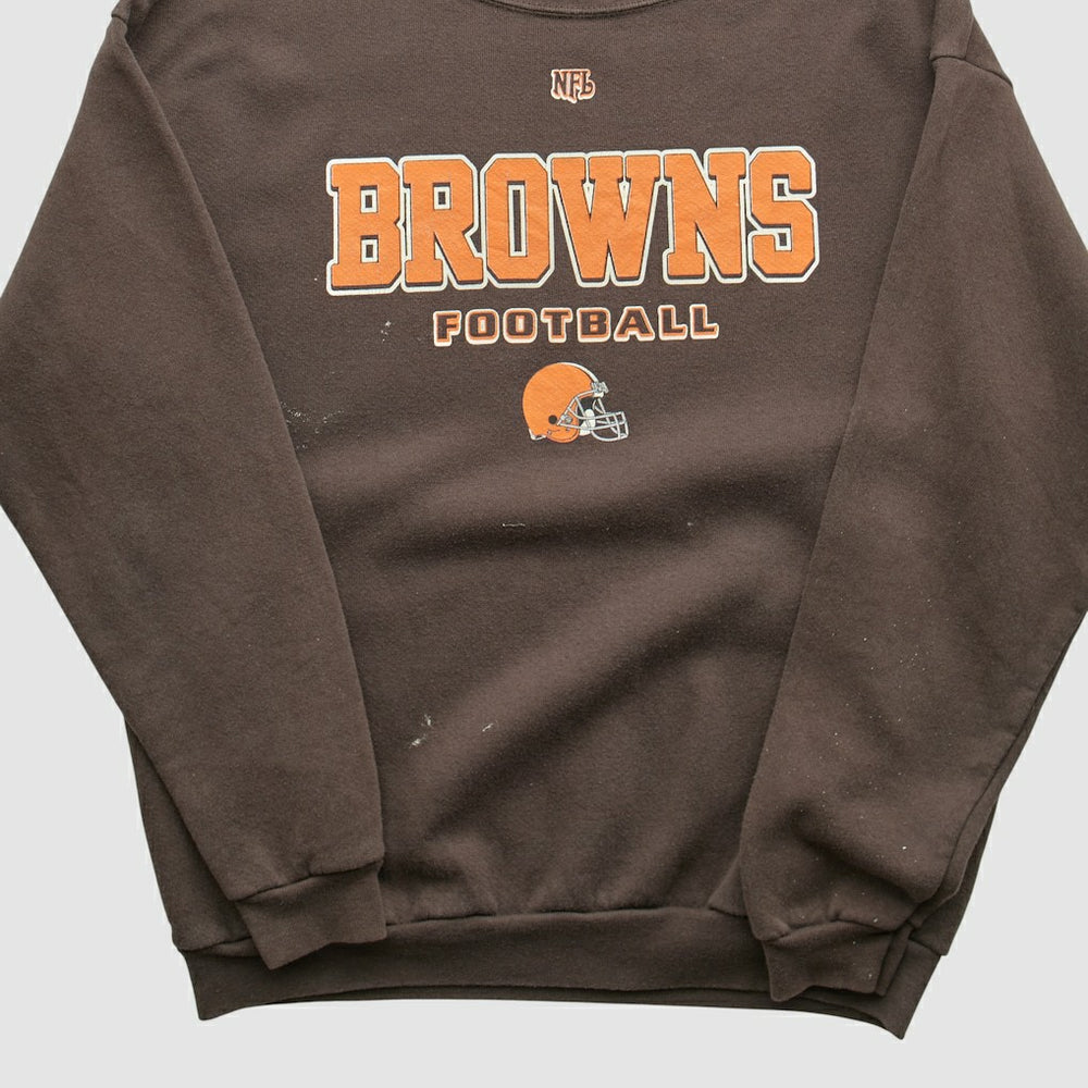 Cleveland Browns NFL 2000s Pullover Sweatshirt - Brown Pullover
