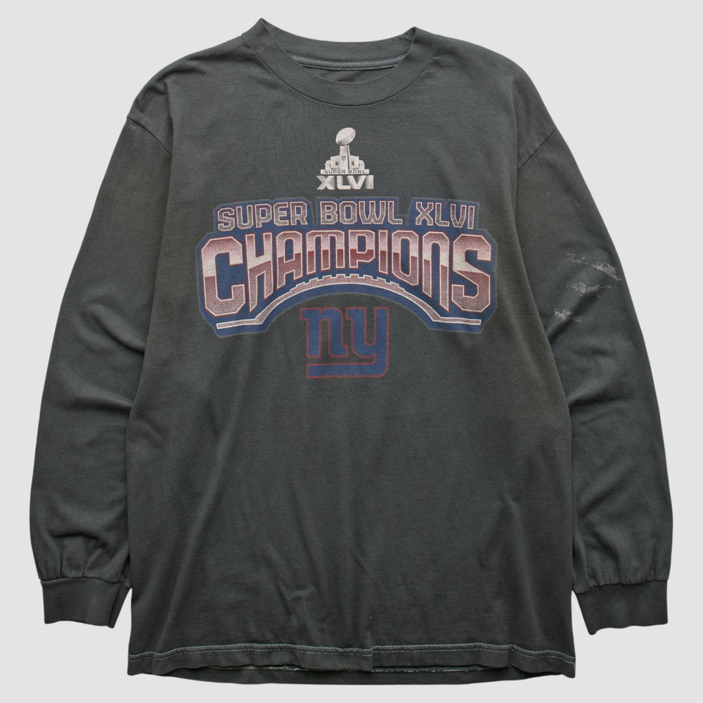 New York Giants 2012 Long Sleeve T-shirt - Black T-shirts