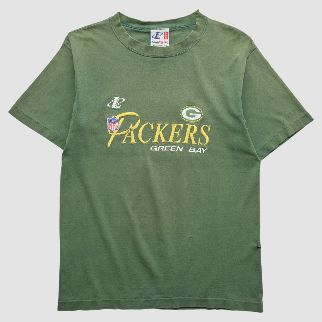 Green Bay Packers Logo Athletic 90s T-shirt - Green T-shirts