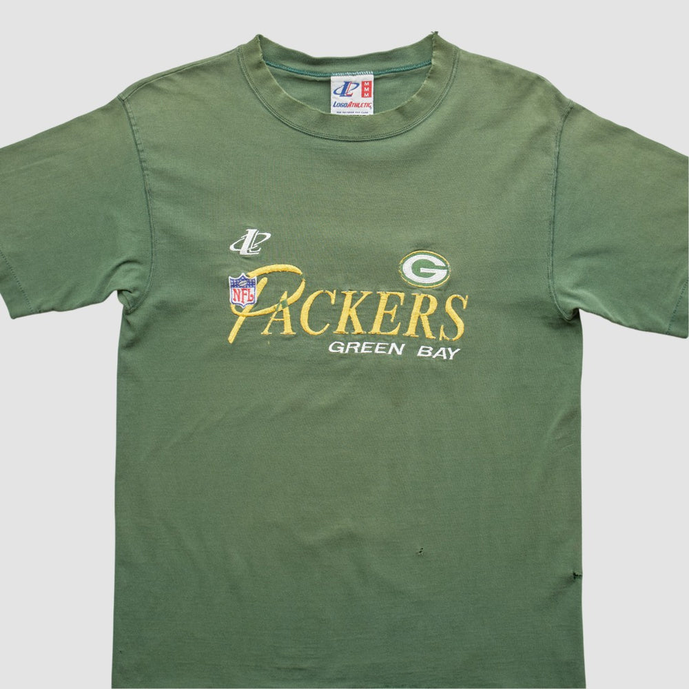 Green Bay Packers Logo Athletic 90s T-shirt - Green T-shirts