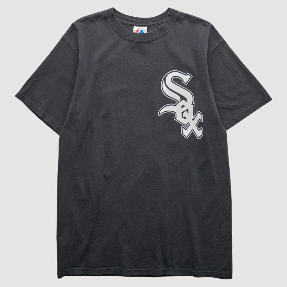 Chicago White Sox Majestic 2000s T-shirt - Black - Vintage T-shirts