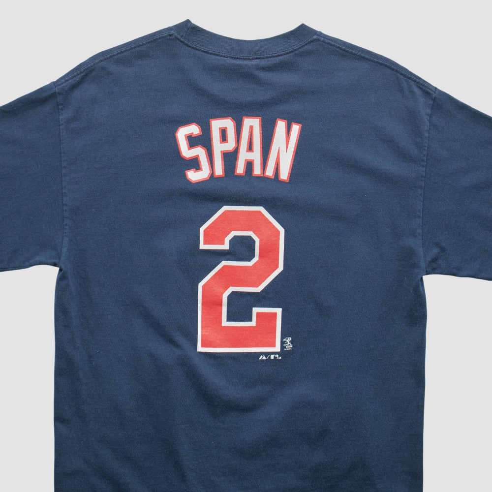 Minnesota Twins Majestic 2000s T-shirt - Navy - Vintage T-shirts