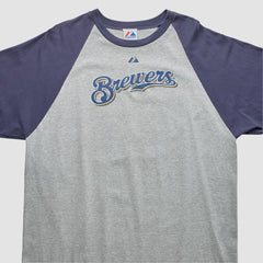 Milwaukee Brewers Majestic 2000s T-shirt - Gray - 2XVintage T-shirts