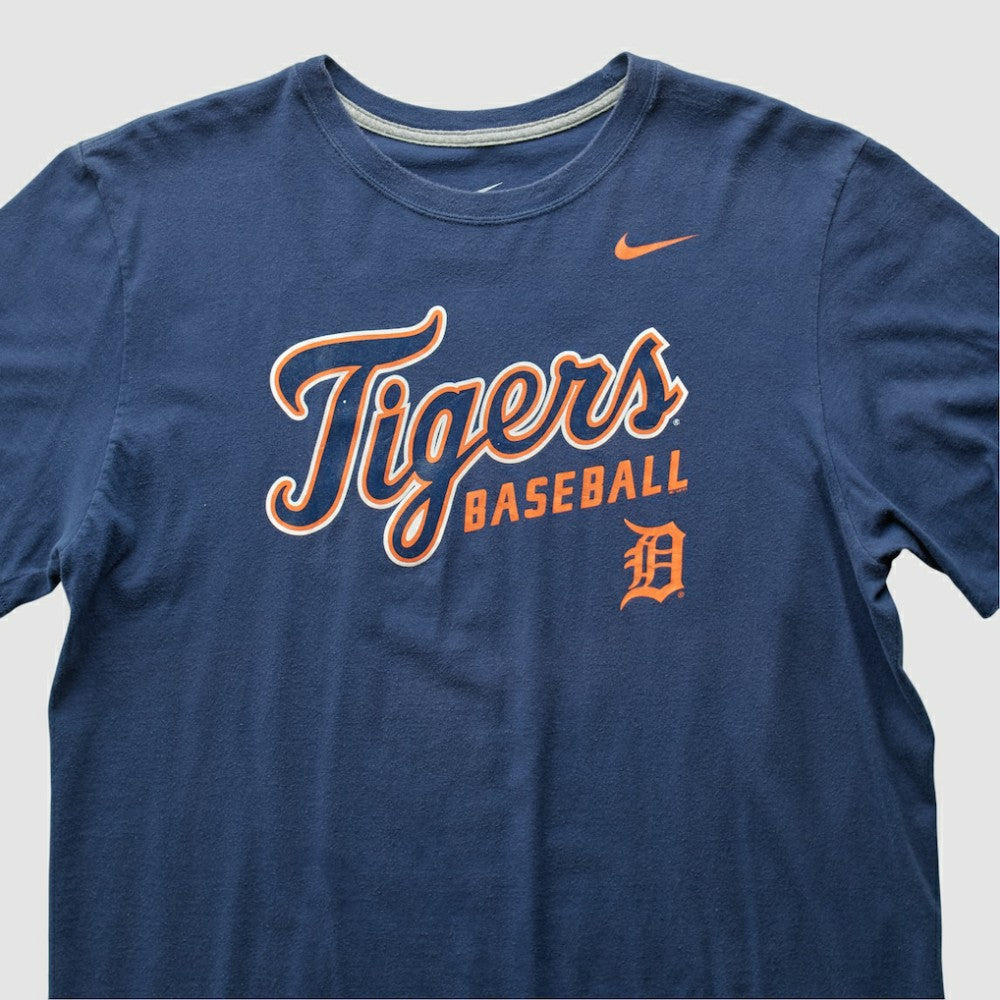Detroit Tigers Nike 2010s T-shirt - Navy - Vintage T-shirts