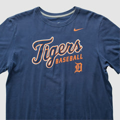 Detroit Tigers Nike 2010s T-shirt - Navy - Vintage T-shirts