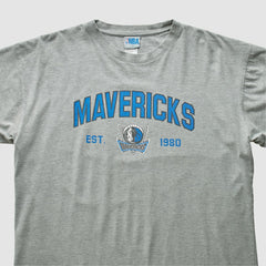 Dallas Mavericks NBA 2000s T-shirt Heather Gray Vintage - Vintage