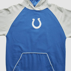 Indianapolis Colts Reebok 2000s Hooded Pullover Sweatshirt - Blue Pullover