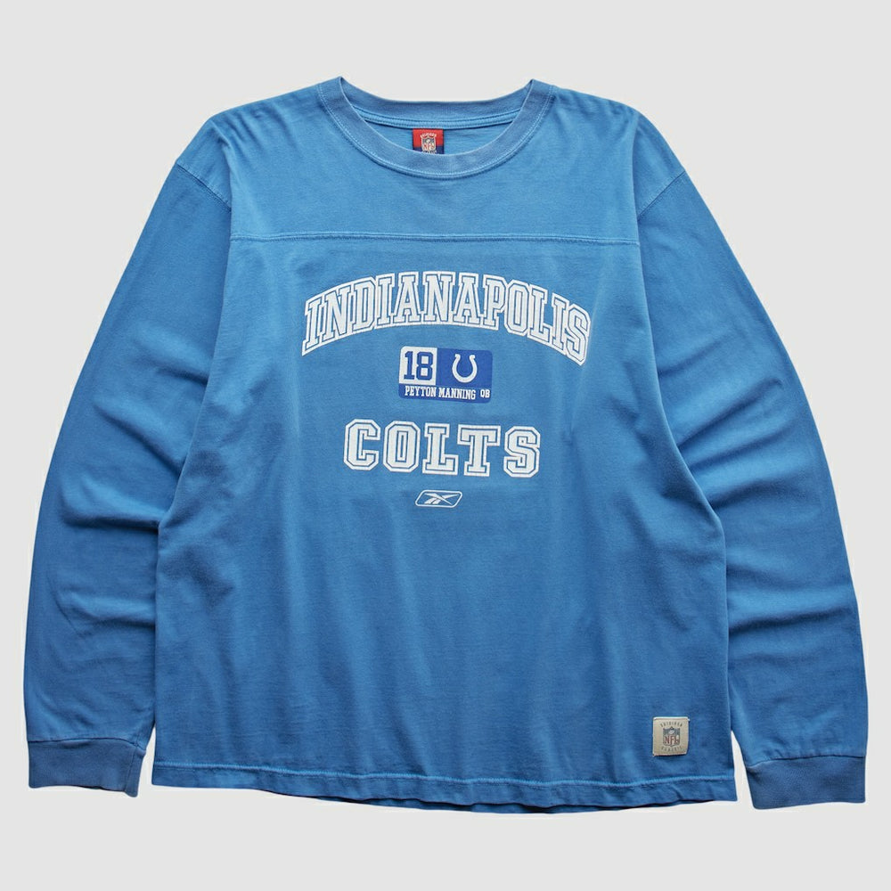 Indianapolis Colts Reebok 2000s Long Sleeve T-shirt - Blue T-shirts