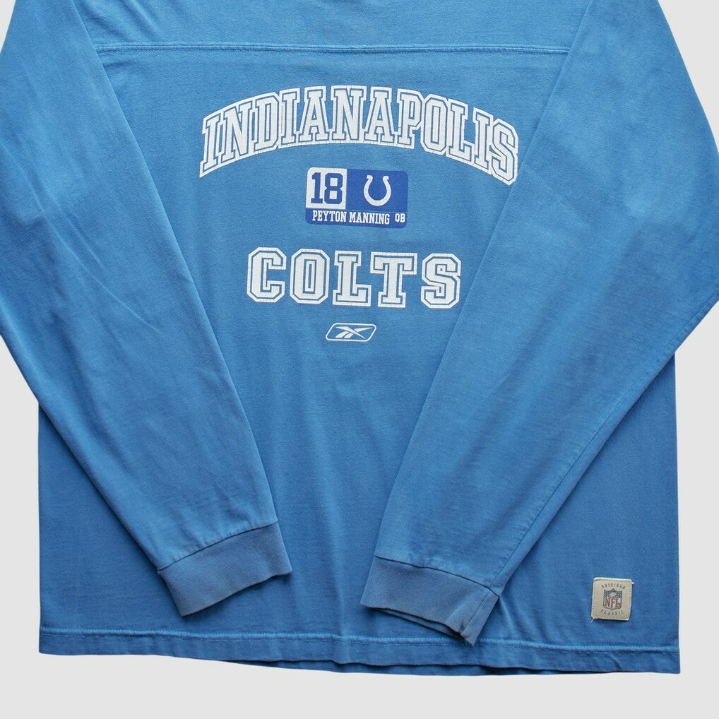 Indianapolis Colts Reebok 2000s Long Sleeve T-shirt - Blue T-shirts