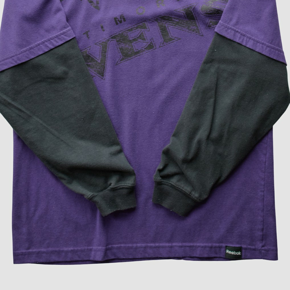 Baltimore Ravens Reebok 2010s Long Sleeve T-shirt - Purple T-shirts