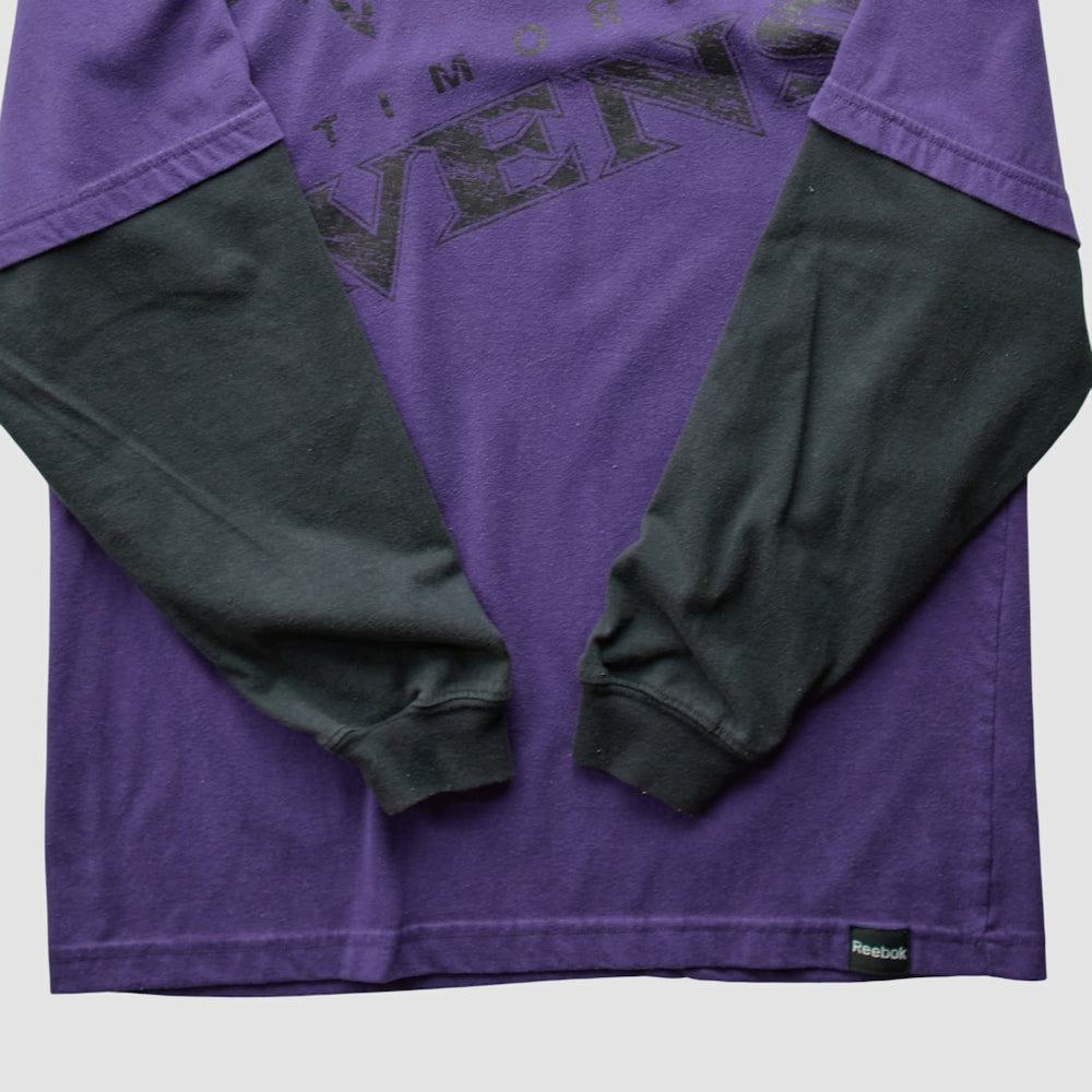 Baltimore Ravens Reebok 2010s Long Sleeve T-shirt - Purple T-shirts