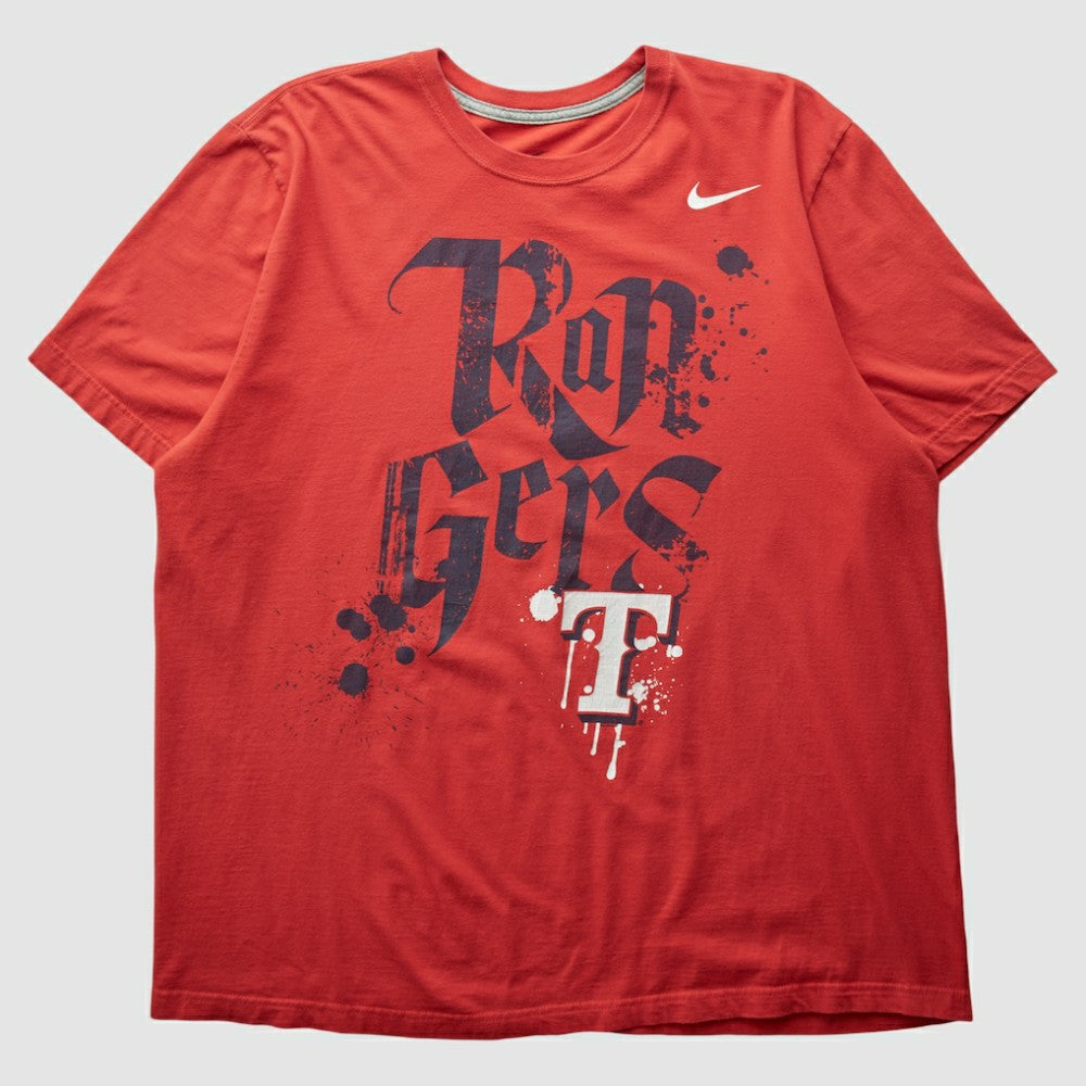 Texas Rangers Nike 2010s T-shirt - Red - XVintage T-shirts