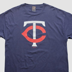 Minnesota Twins Majestic 2000s T-shirt - Navy - Vintage T-shirts