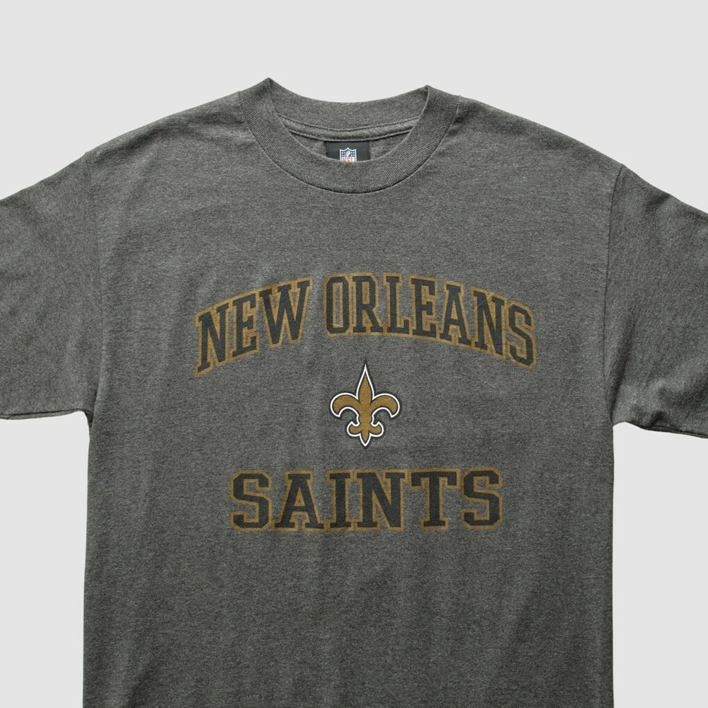 New Orleans Saints NFL 2010s T-shirt - Dark Heather Gray T-shirts