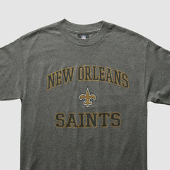 New Orleans Saints NFL 2010s T-shirt - Dark Heather Gray T-shirts