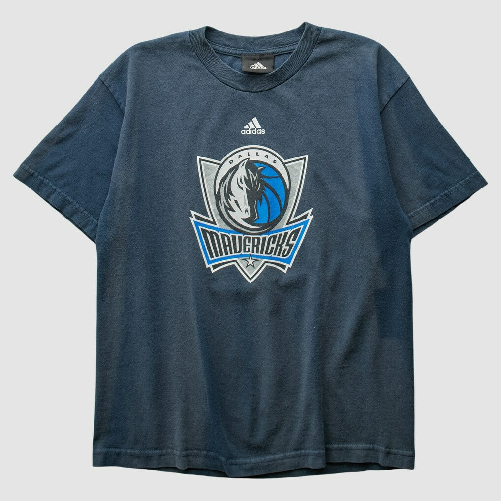 Dallas Mavericks 2010s T-shirt Navy Vintage - Adidas