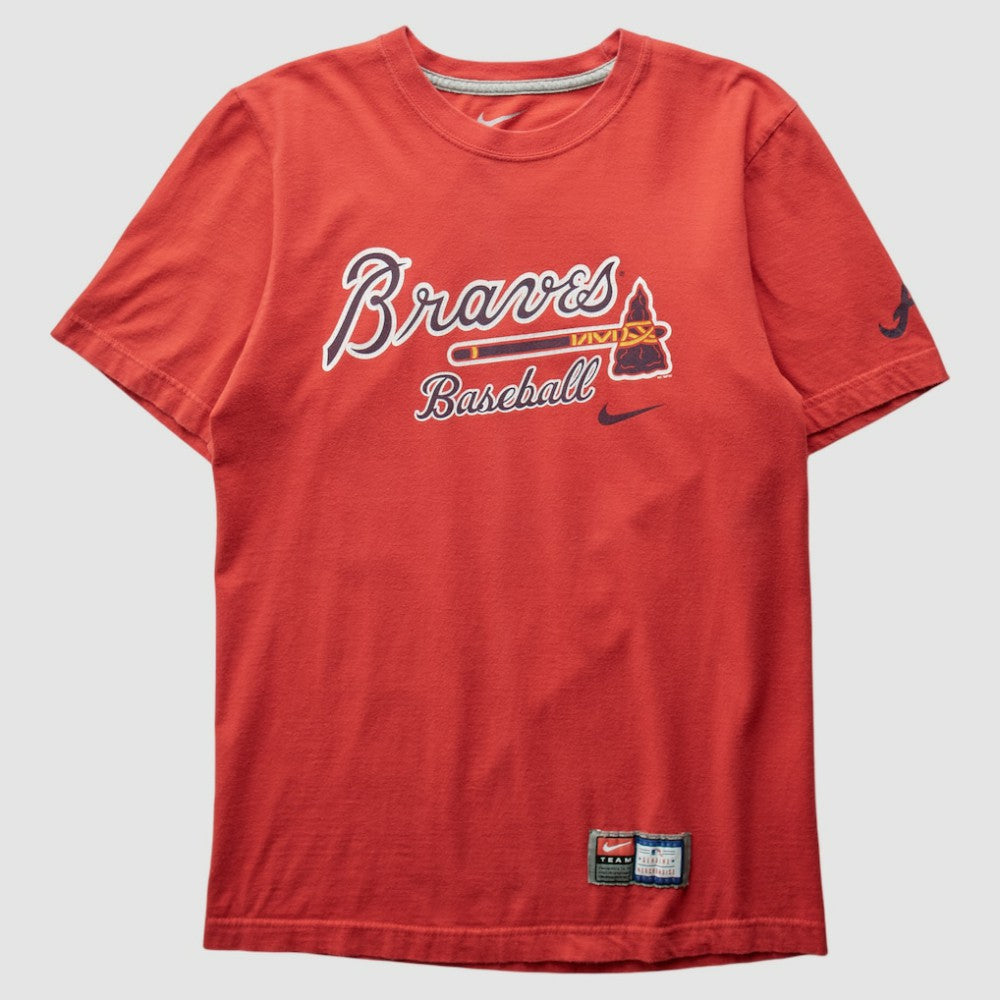 Atlanta Braves Nike 2010s T-shirt - Red - Vintage T-shirts
