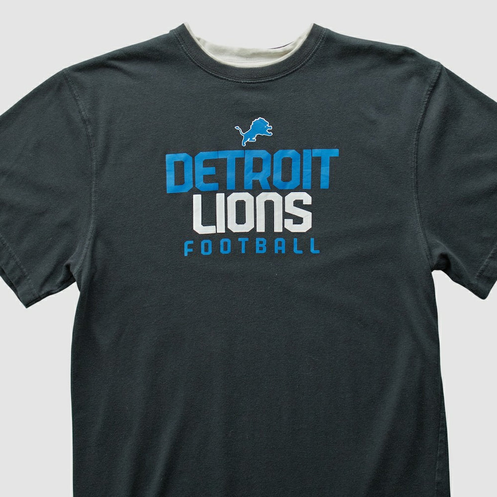 Detroit Lions Reebok 2000s T-shirt - Black T-shirts