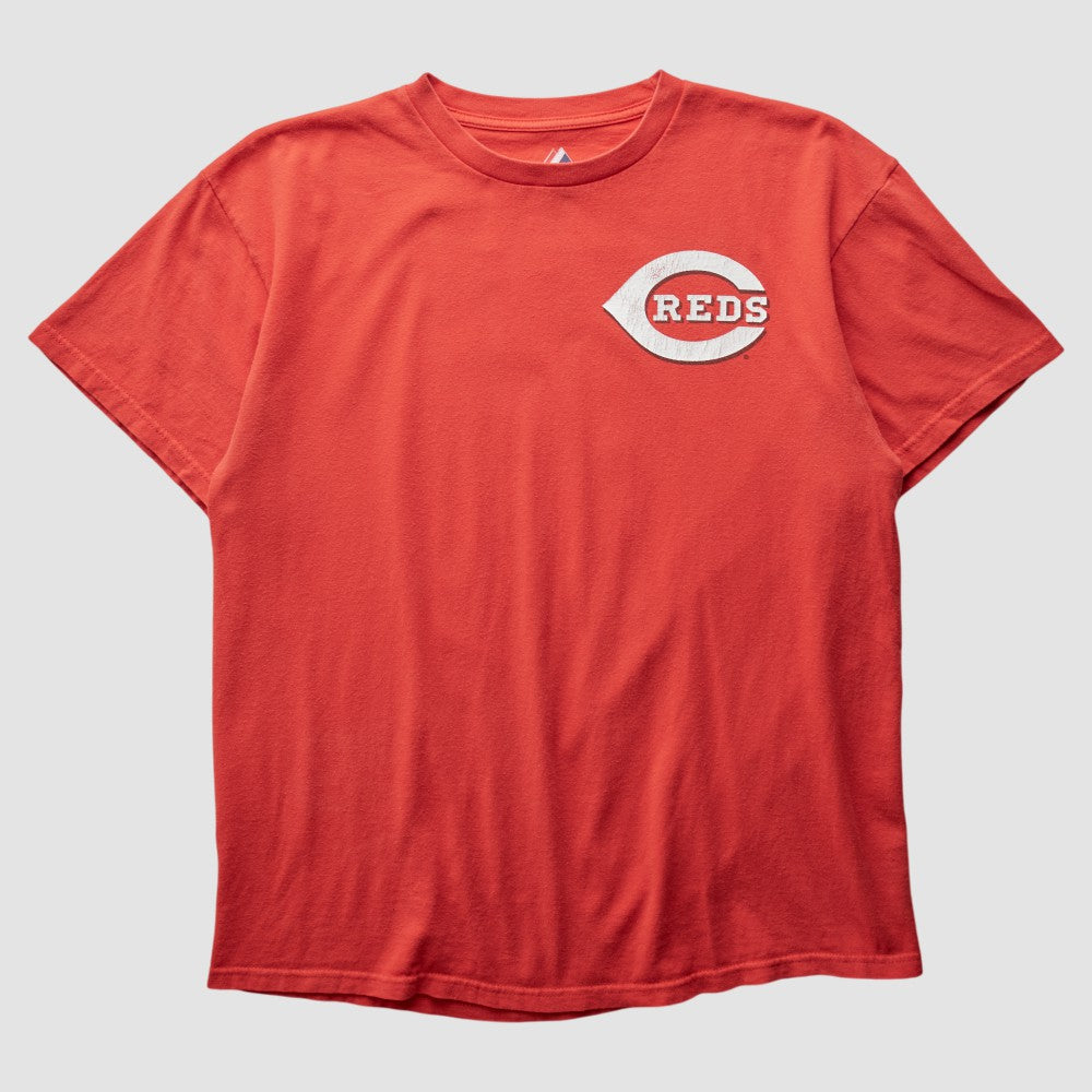Cincinnati Reds Majestic 2000s T-shirt - Red - Vintage T-shirts