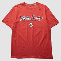 St. Louis Cardinals Nike 2011 T-shirt - Red - Vintage T-shirts