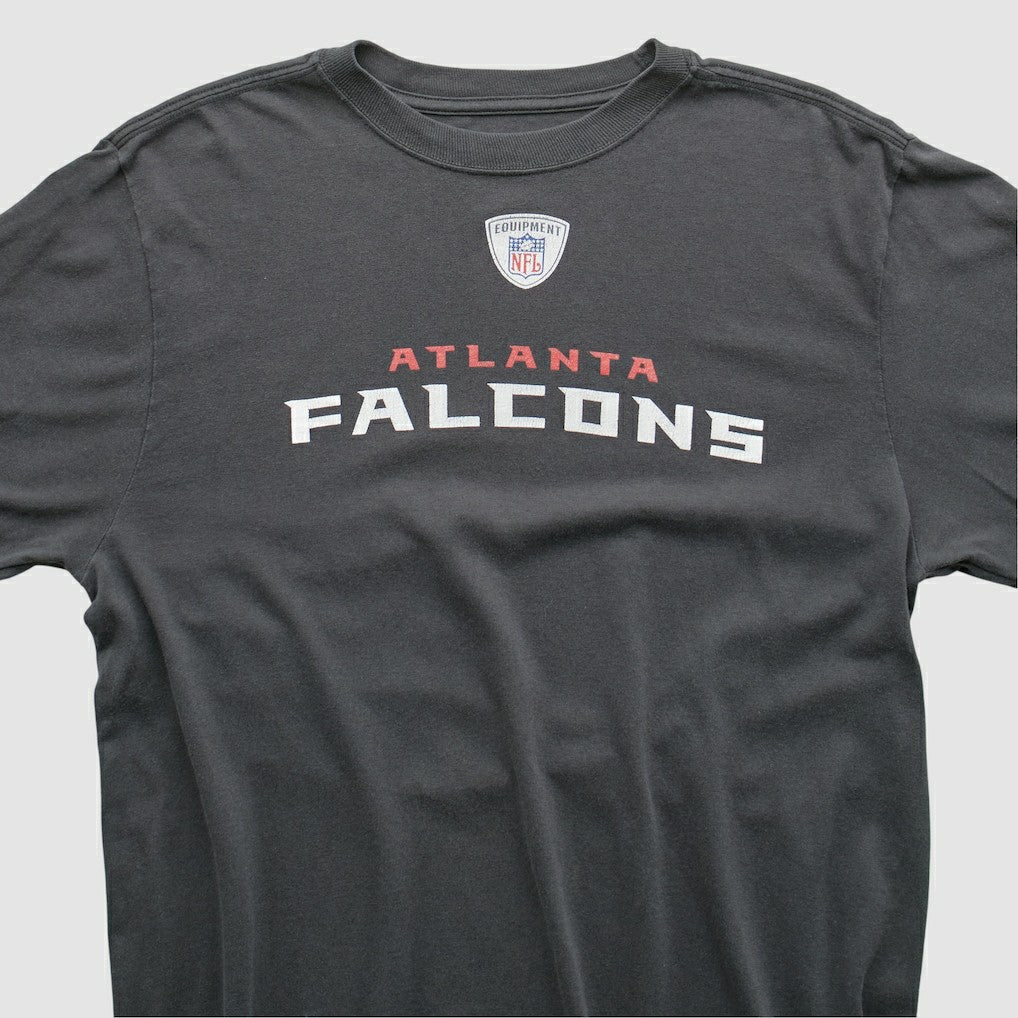 Atlanta Falcons Reebok 2000s Long Sleeve T-shirt - Charcoal T-shirts