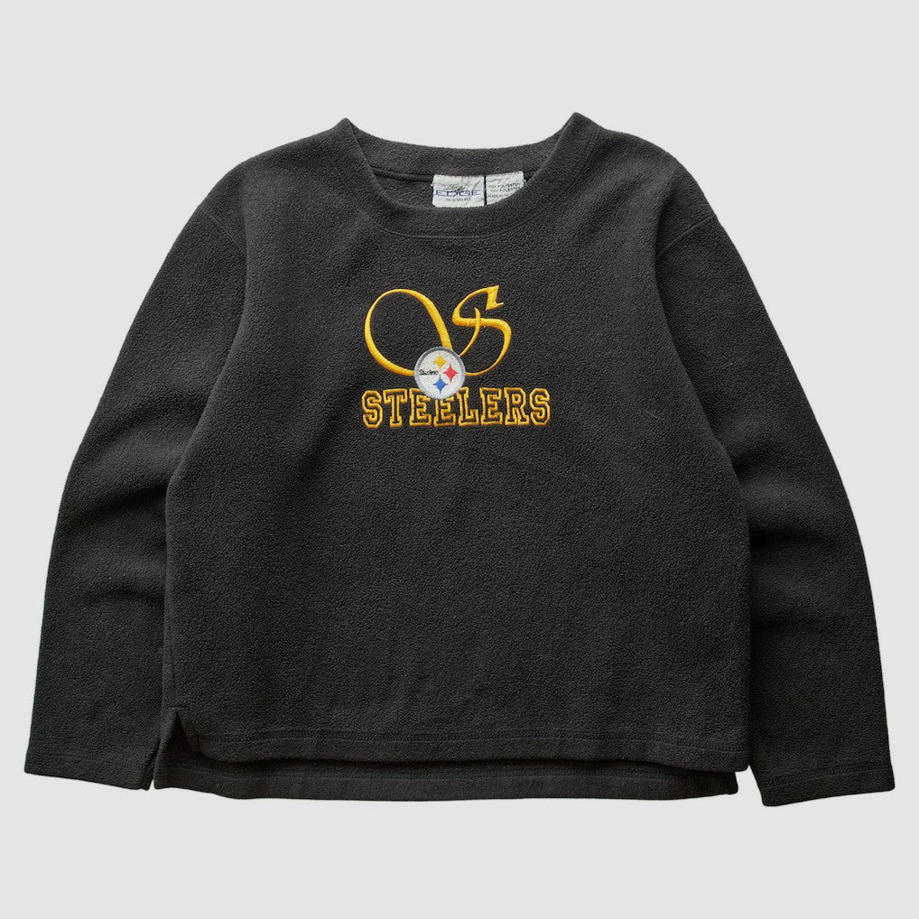 Pittsburgh Steelers Pro Edge 2000s Pullover Sweatshirt - Black Pullover