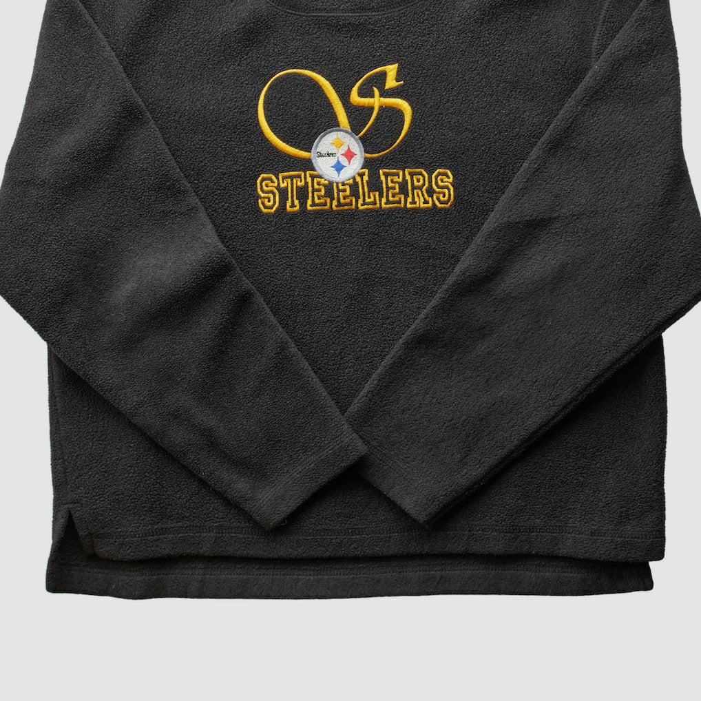 Pittsburgh Steelers Pro Edge 2000s Pullover Sweatshirt - Black Pullover