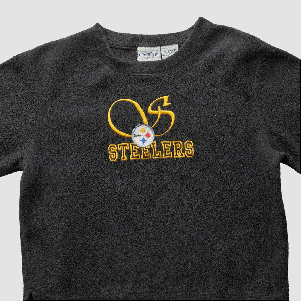 Pittsburgh Steelers Pro Edge 2000s Pullover Sweatshirt - Black Pullover