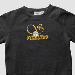 Pittsburgh Steelers Pro Edge 2000s Pullover Sweatshirt - Black Pullover