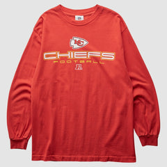 Kansas City Chiefs NFL 2000s Long Sleeve T-shirt - Red T-shirts