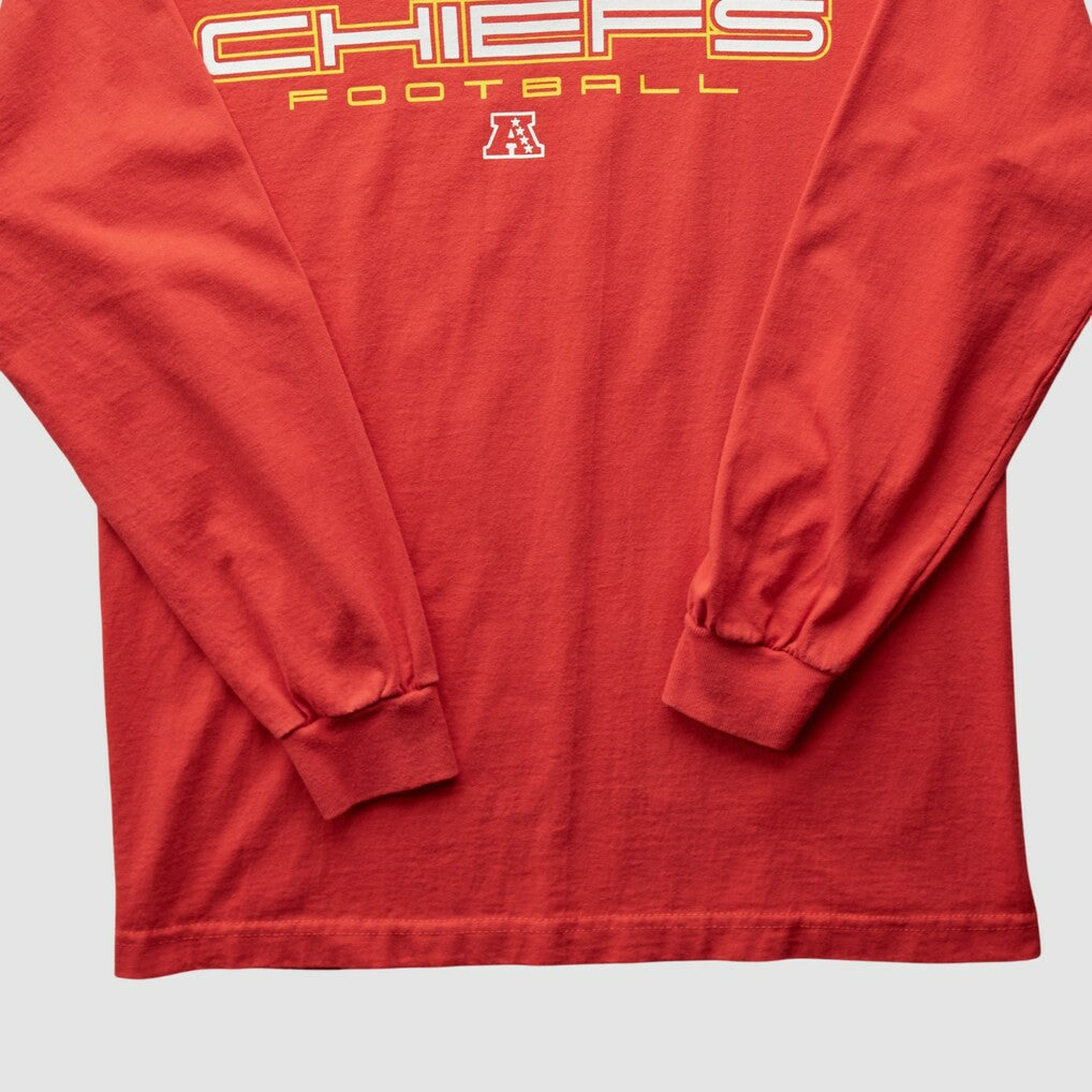 Kansas City Chiefs NFL 2000s Long Sleeve T-shirt - Red T-shirts