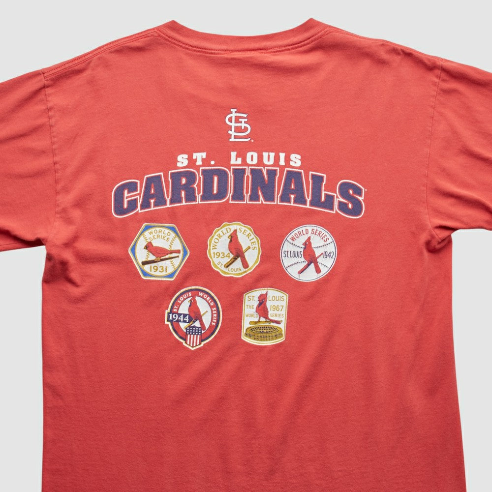 St. Louis Cardinals Majestic 2000s T-shirt - Red - Vintage T-shirts