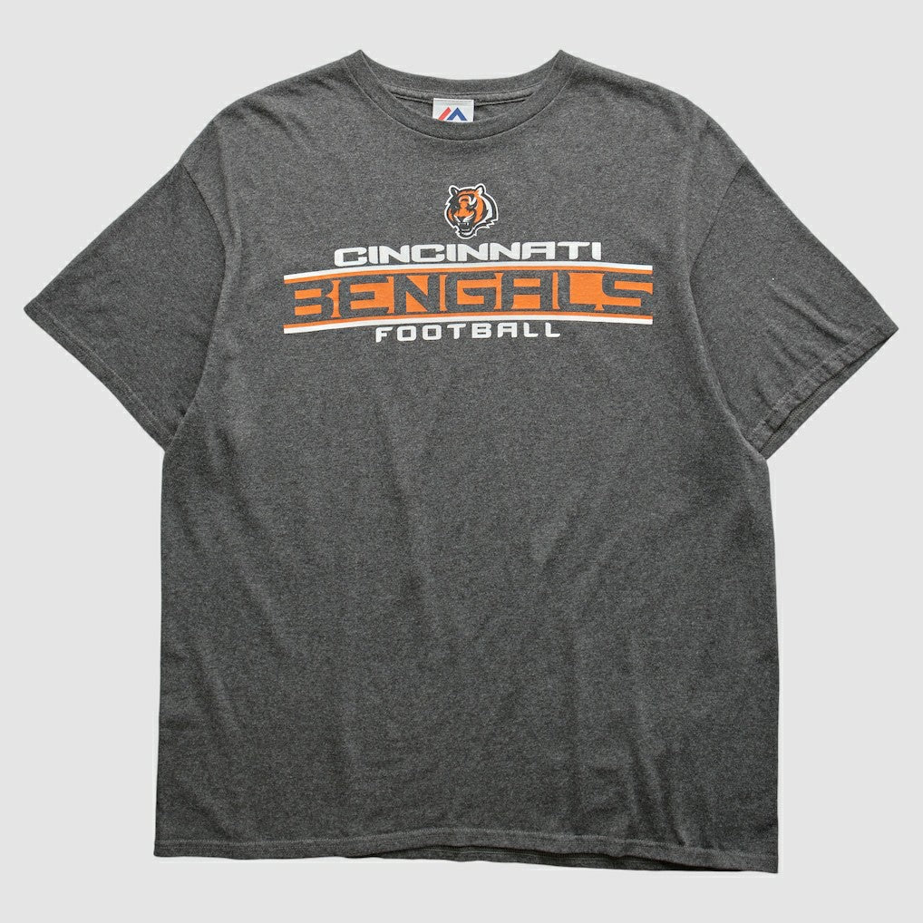 Cincinnati Bengals Majestic 2010s T-shirt - Dark Heather Gray T-shirts