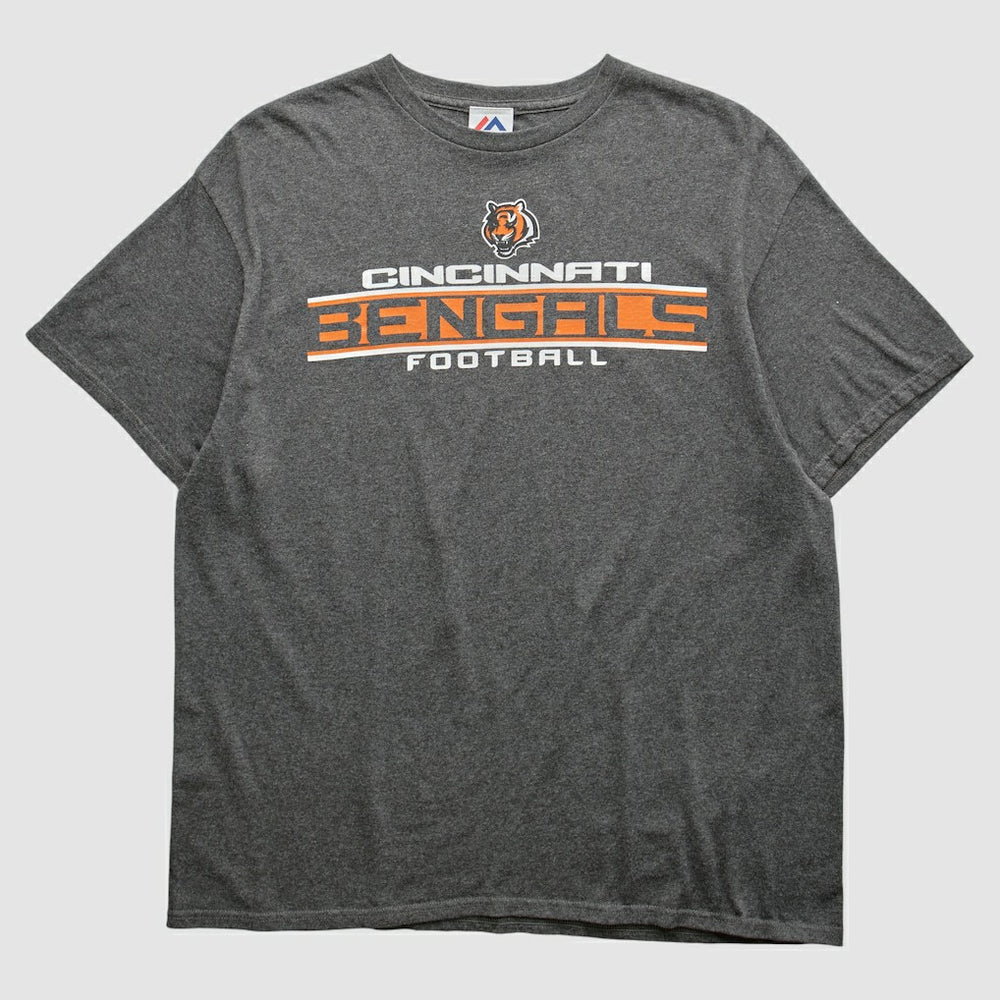 Cincinnati Bengals Majestic 2010s T-shirt - Dark Heather Gray T-shirts