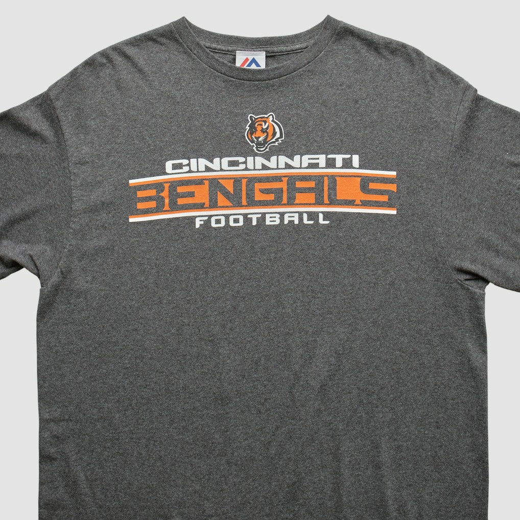 Cincinnati Bengals Majestic 2010s T-shirt - Dark Heather Gray T-shirts