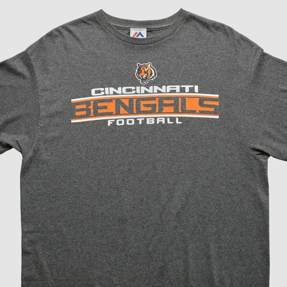 Cincinnati Bengals Majestic 2010s T-shirt - Dark Heather Gray T-shirts