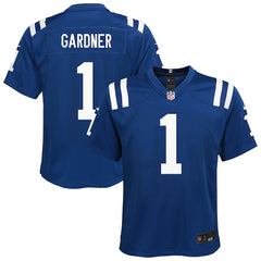 Ahmad Sauce Gardner Indianapolis Colts Youth Home Game Jersey - Blue Jerseys