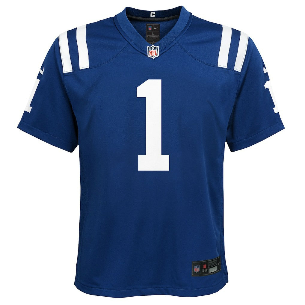 Ahmad Sauce Gardner Indianapolis Colts Youth Home Game Jersey - Blue Jerseys