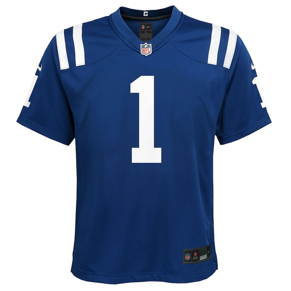 Ahmad Sauce Gardner Indianapolis Colts Youth Home Game Jersey - Blue Jerseys