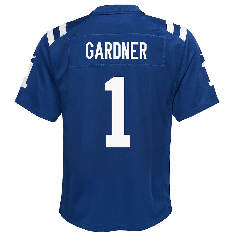Ahmad Sauce Gardner Indianapolis Colts Youth Home Game Jersey - Blue Jerseys