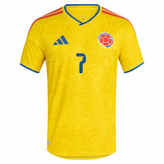 Luis Diaz Colombia National Team 2026 Home Jersey Yellow - Adidas sale