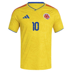 James Rodriguez Colombia National Team 2026 Home Replica Jersey Yellow - Adidas for sale