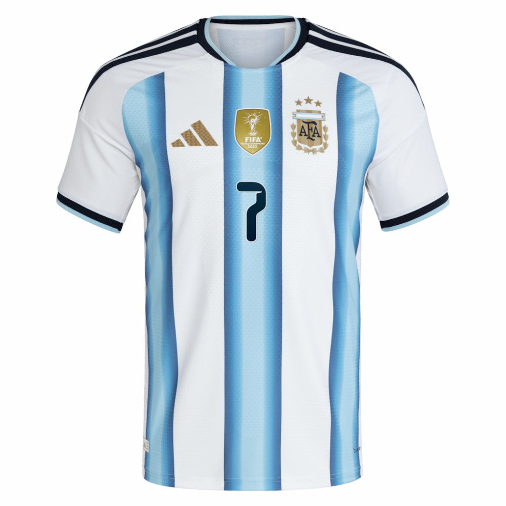 Rodrigo De Paul Argentina National Team 2026 Home Jersey White - Adidas outlet