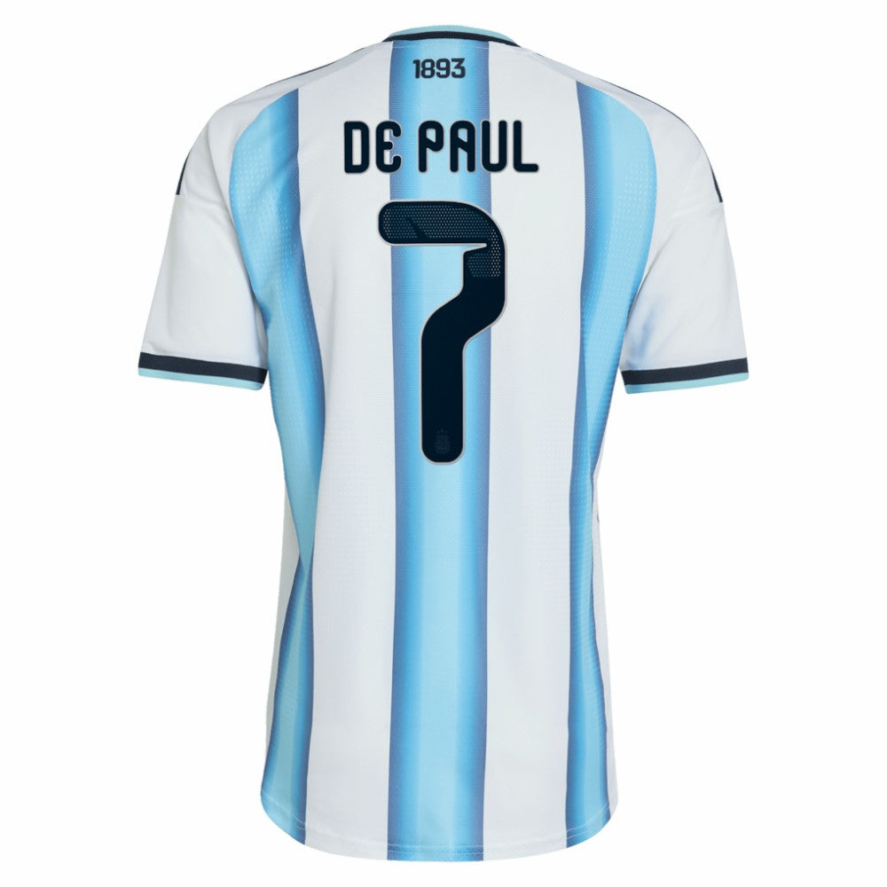 Rodrigo De Paul Argentina National Team 2026 Home Jersey White - Adidas outlet