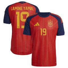 Lamine Yamal Spain National Team 2026 Home Jersey Red - Adidas sale